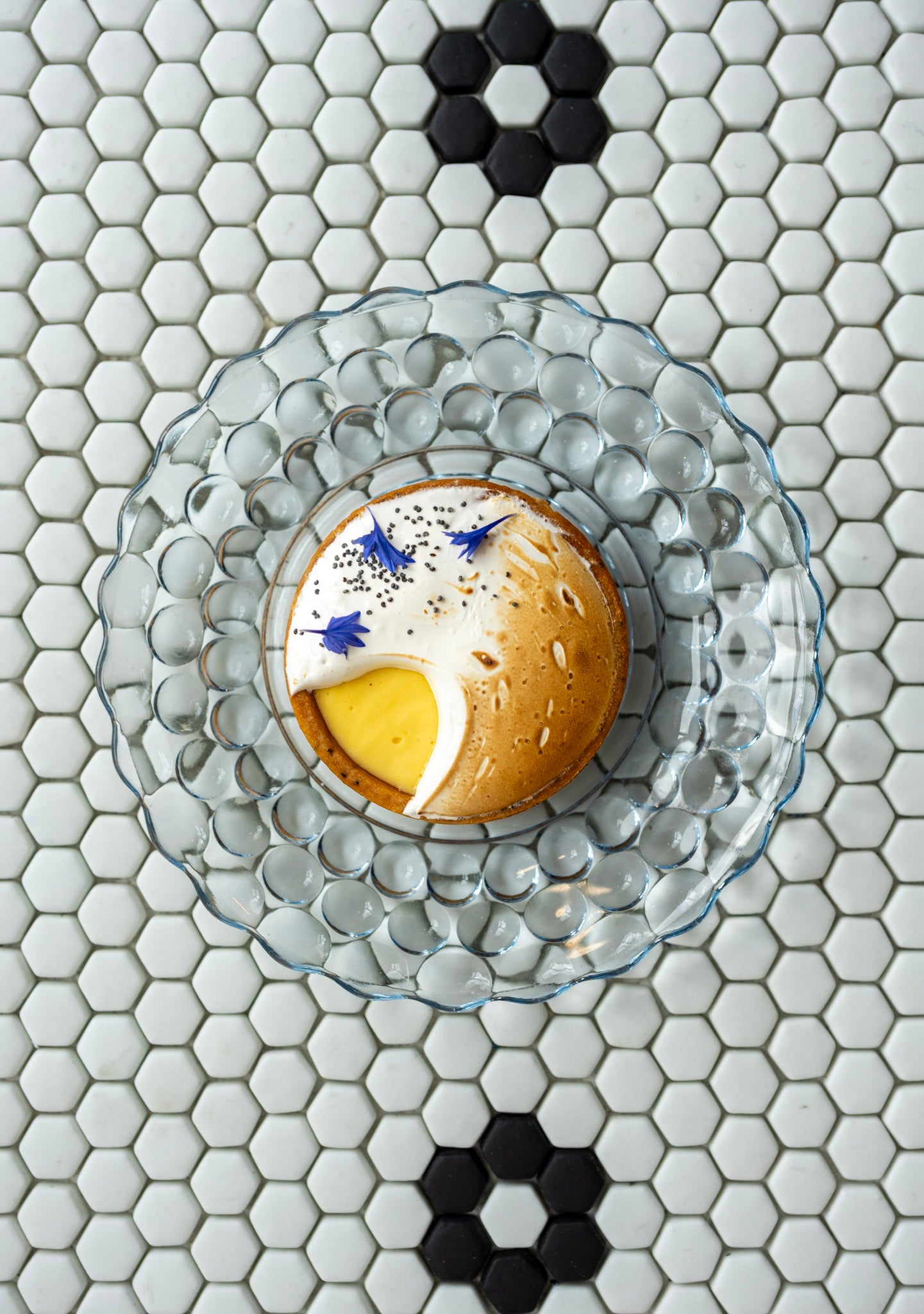 Tarte citron, pavot, combava