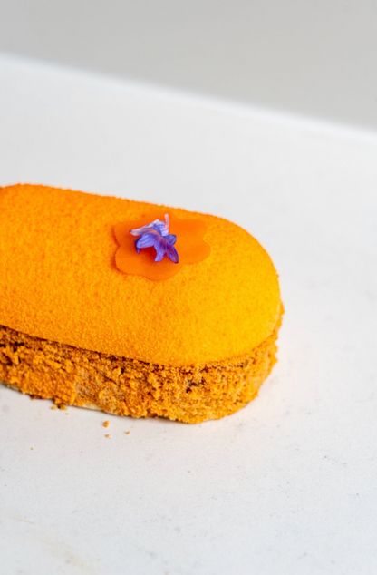 Gâteau carottes, clémentine, épinette