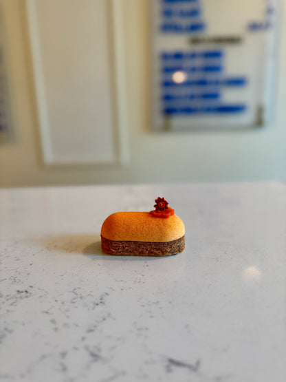 Gâteau carottes, clémentine, épinette